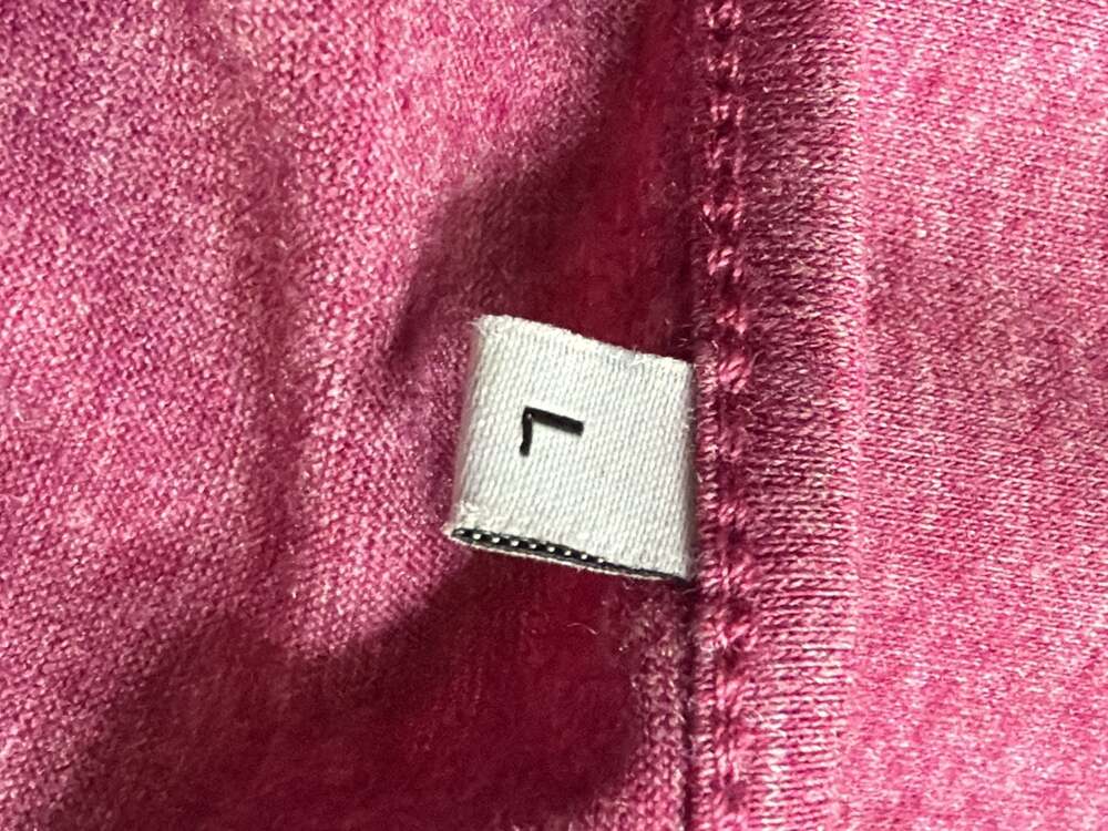 Cold Shoulder Long Sleeve Knit Top in Raspberry - Picture 6 of 7